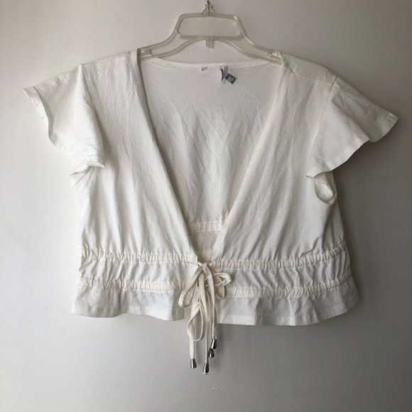 Princess Polly Jamison Reid White Crop Top 8 - Picture 7 of 10